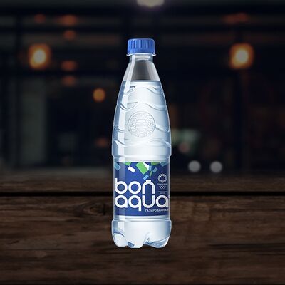 BonAqua с газом в Black Star Burger по цене 150 ₽