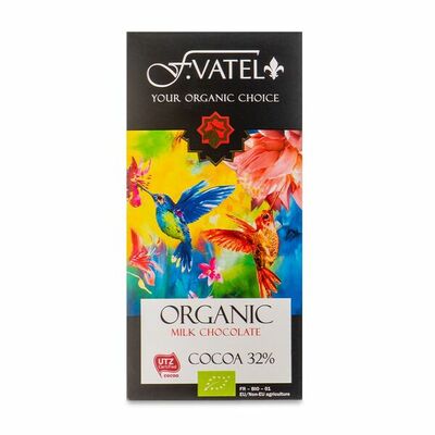 Молочный шоколад F. Vatel Органик в Азбука Вкуса Экспресс Меню по цене 259 ₽