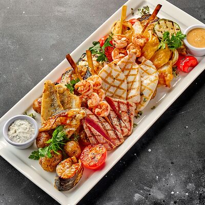 Рыбное ассорти гриль в Британника Север по цене 3696 ₽