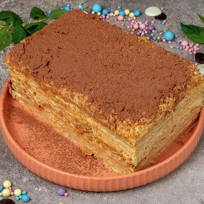 Торт Наполеон карамельный в CHO-KAVO по цене 210 ₽