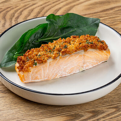 Стейк из лосося с пряной корочкой в Лисичкино Чехова по цене 1460 ₽