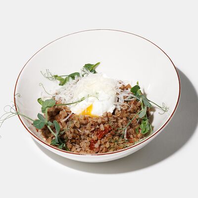 Гречневая каша с белыми грибами в Эхо по цене 750 ₽