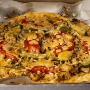 Пицца шаверма микс кура/свинина-гриль в GRILL & SUSHIMASTER - ГРИЛЬ и СУШИ МАСТЕР по цене 399