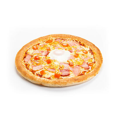 Пицца Карбонара (Глазастая) фирменная 30 см в Румянцев по цене 675 ₽