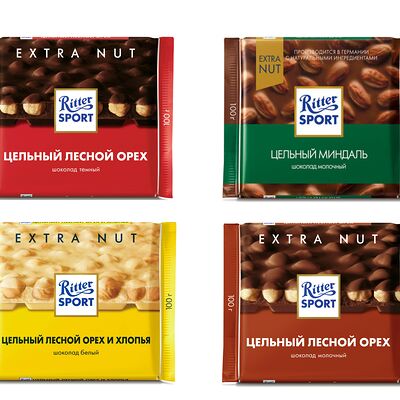 Шоколад Ritter Sport в Irbis по цене 439 ₽