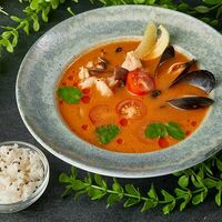 Том ям с креветками в Afishasushi