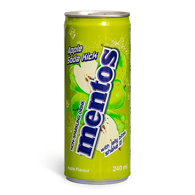 Напиток Mentos Apple Soda Kick в Кухня на районе по цене 199 ₽