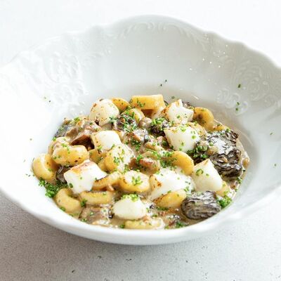 Ньокки со сморчками и бри в Pioner по цене 790 ₽