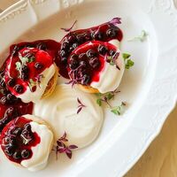 Сырники из сливочного сыра и варёной сгущёнки в Tavola perfetta
