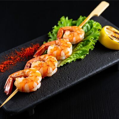 Шашлычок с креветками в Rollstreet по цене 399 ₽