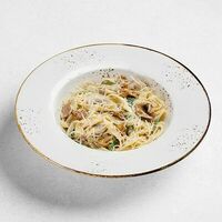 Паста с шампиньонами и лисичками в ПиццаФабрика