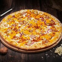 Чизбургер D23 Пицца на тонком тесте в Пицца Хаб