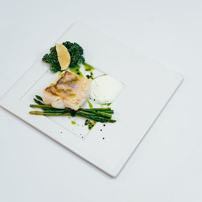 Филе судака с птитимом и спаржей в #proсчастье по цене 1300