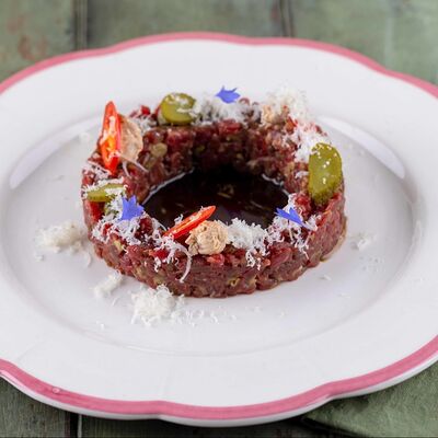 Тартар из говядины в Пиццерия Pizzamento по цене 1100 ₽