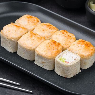 Ролл-тортилья с крабом в Рыба закусывала по цене 429 ₽