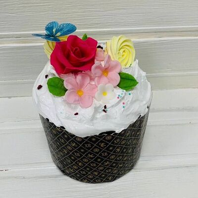 Кулич пасхальный с оформлением в Кофеин по цене 396