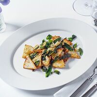 Жареный корень сельдерея с мятой в Romano