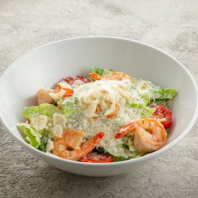 Цезарь с креветками в Welcome по цене 920 ₽