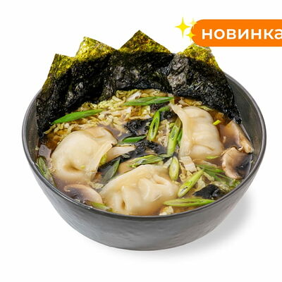 Суп с гёдзе в Rolik по цене 390 ₽