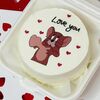 Бенто-торт на 14 февраля Love you в Овсянка по цене 2200