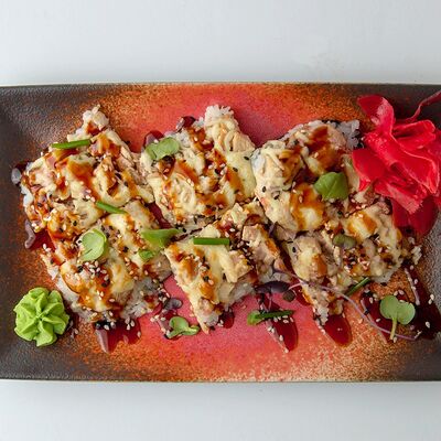 Суши-пицца с курицей в Акияна по цене 469 ₽