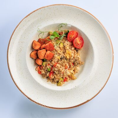 Тяхан с форелью в Семейный ресторан Tiki&Taki по цене 600 ₽