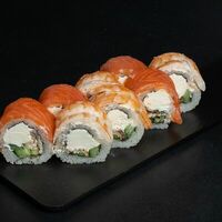 Форель-креветка в Sushi Yoshitake Omakase