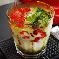 Ice matcha-latte raspberry citrus caramel в History of Coffee