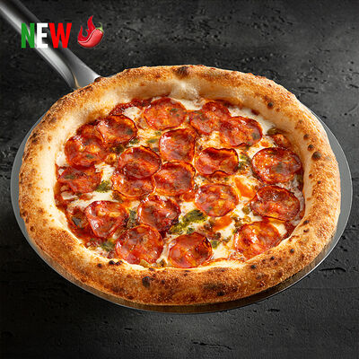 Пицца Чоризо с перцем Халапеньо в Secret Kitchen по цене 910 ₽