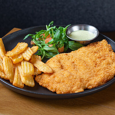 Шницель куриный в Густо & Пряно по цене 778 ₽