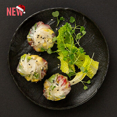 Спринг-роллы с тунцом с соусом унаги-юдзу в Secret Kitchen по цене 820 ₽