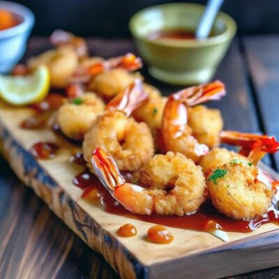 Креветки темпура фирменные в PANDA FOOD по цене 490 ₽