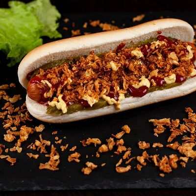 Хот-дог датский в HotDogger на Белорусской по цене 280 ₽