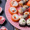 Логотип кафе Суши-Маркет