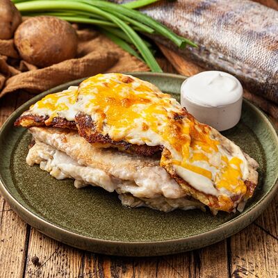 Драники томленые с судаком в Сябры по цене 590 ₽