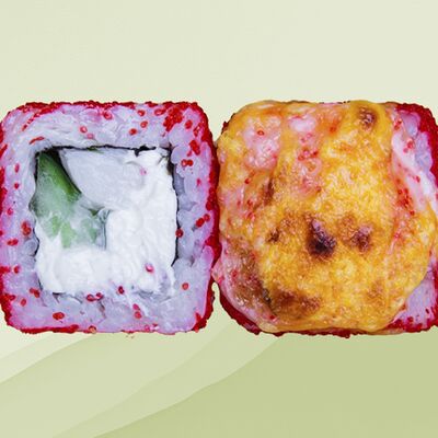 Запечённый с креветкой в Ёлы Роллы по цене 620 ₽