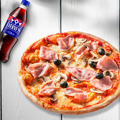 Пицца Портобелло и Evervess Кола в Перчини по цене 700 ₽