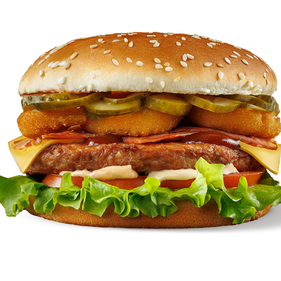 Vip бургер BBQ в Три соуса по цене 459 ₽