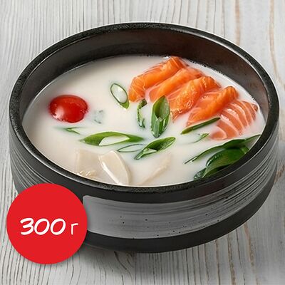 Суп Сырный с лососем в Я люблю суши по цене 799 ₽