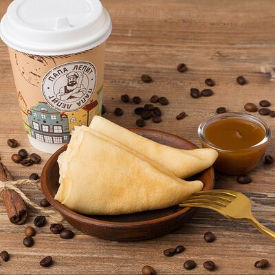 Блины с карамелью в Папа лепит по цене 150 ₽