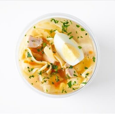 Суп-лапша куриный в Pizzaroni по цене 295 ₽