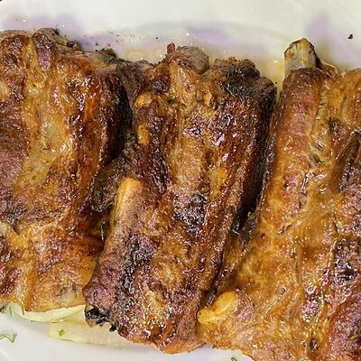 Шашлык из свиных ребрышек в Мини-пекарня по цене 600 ₽