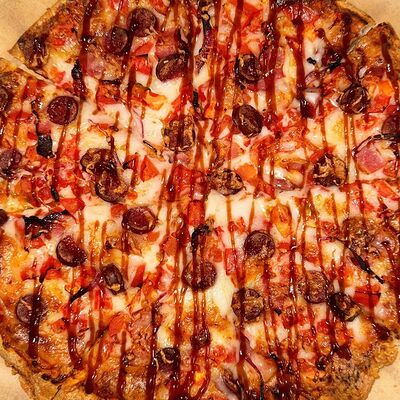 Пицца Мясное барбекюв Жпит по цене 1150 ₽