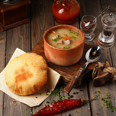 Чорба из говядины в Балкан Гриль Вкус Сербии по цене 580 ₽