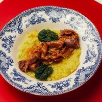 Томленая утка с кускусомв Bistro 8am