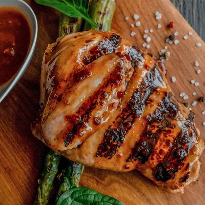 Фермерский цыплёнок со спаржей в Чо? Капчо! по цене 725