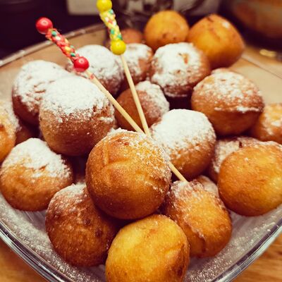 Пончики ванильные в Хомячок по цене 120 ₽