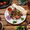 Шашлык из корейки барашка в Granat restaurant & hotel по цене 990