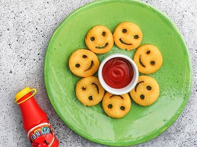 Картофельные смайлики с кетчупом в Mojo по цене 180