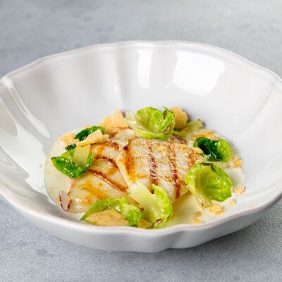 Кальмар на гриле, брюссельская капуста в Cutlet by El Gauchito по цене 850 ₽